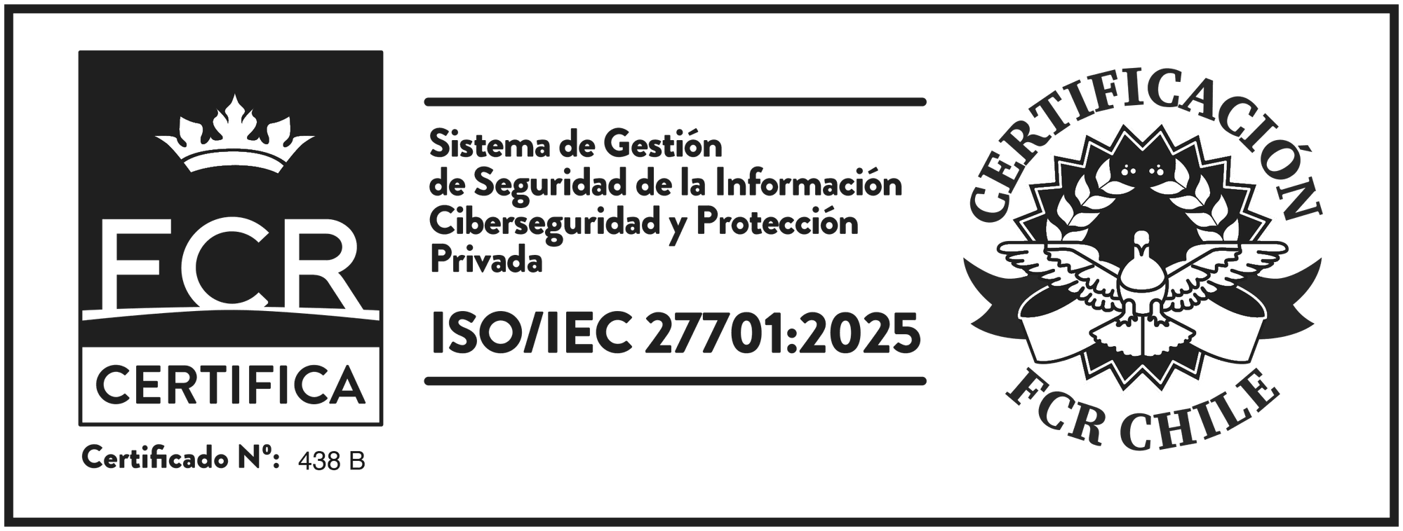 Certificación FCR Chile, Sistema de Gestión de Ciberseguridad y Protección Privada ISO/IEC 27701:2025